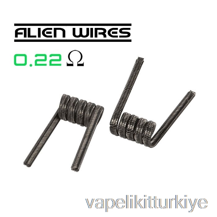 Vape Likit Wotofo Comp Wire - önceden Oluşturulmuş Bobinler 0.22ohm Uzaylı - 10'lu Paket